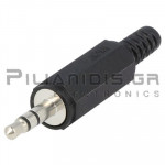 CONNECTOR JACK 3.5mm STEREO ΑΡΣΕΝΙΚΟ ΠΛΑΣΤΙΚΟ