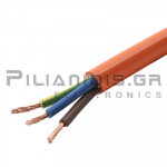 Flexible Power Cable H07BQ-F | 3x1.50mm | 450/750V | Ø10.4mm | Orange